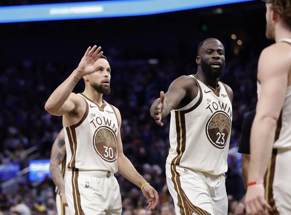 Stephen Curry et Draymond Green