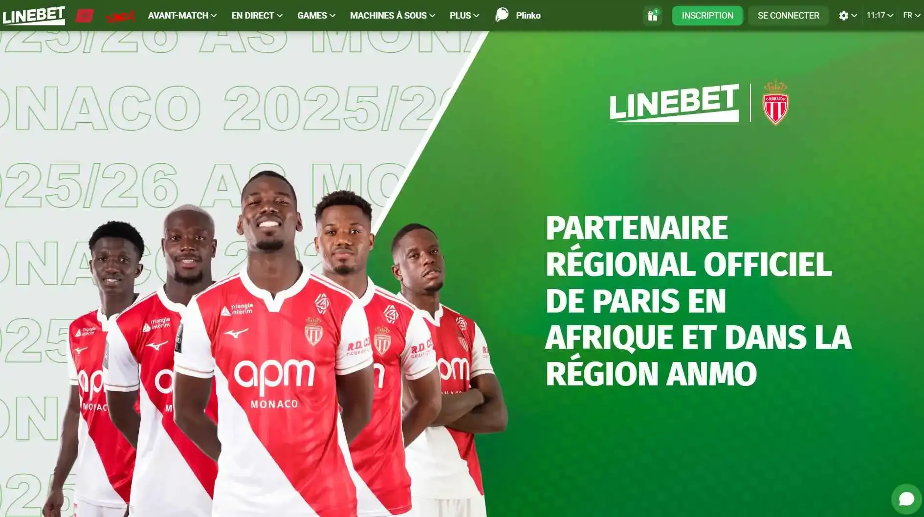 Promo Linebet AS Monaco