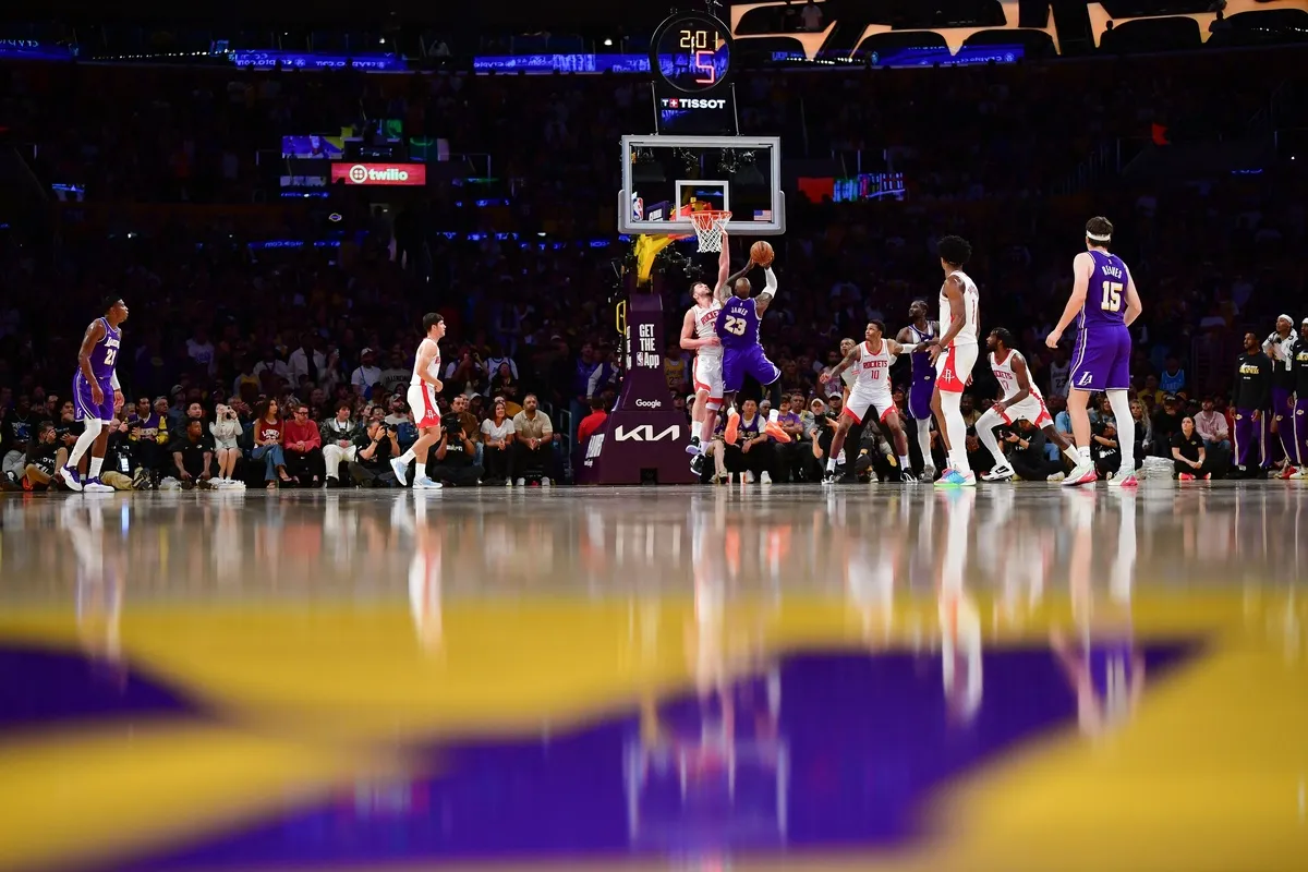 LeBron James et les Lakers