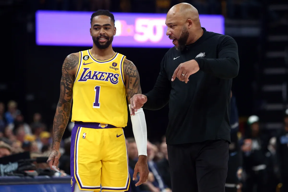 Darvin Ham et D'Angelo Russell