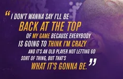 Kobe Bryant : « Même si on me prend pour un dingue, je veux revenir au top »