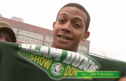 Guy Dupuy, star du Top 10 du Sprite Slam Dunk Showdown