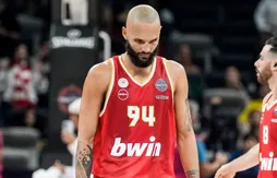Les larmes d’Evan Fournier après la chute de l’Olympiakos
