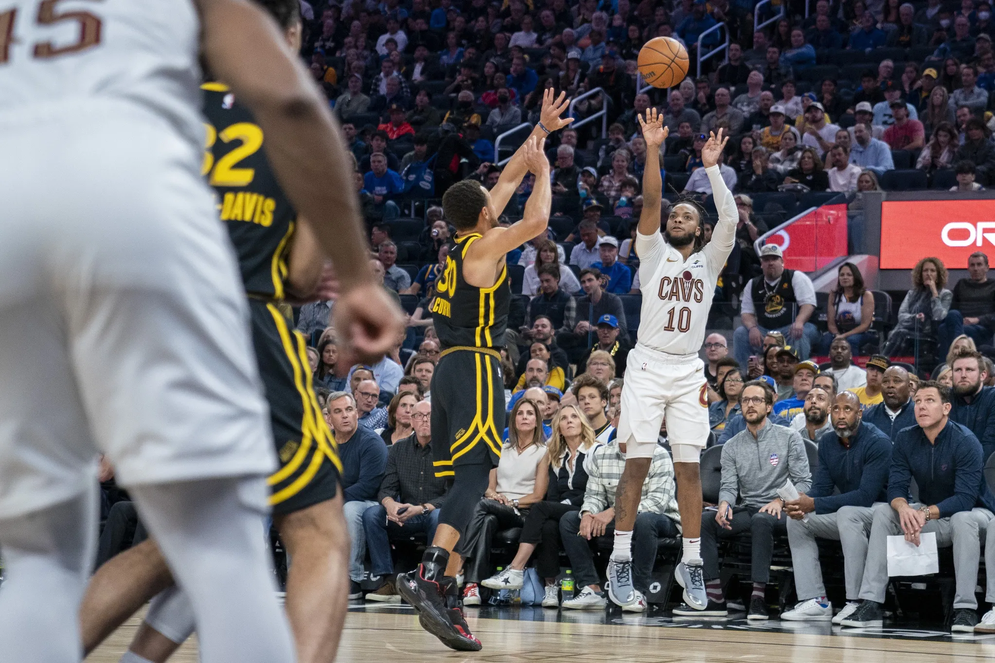 Darius Garland et Stephen Curry