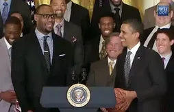 LeBron James à la Maison Blanche : “Maman, je l’ai fait !”