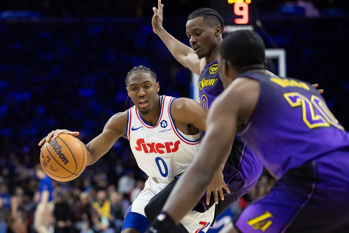 Tyrese Maxey (Sixers) contre les Lakers