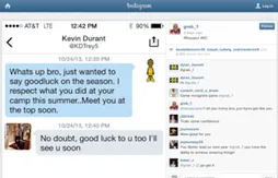 Kevin Durant suit de près le fils de Glenn Robinson