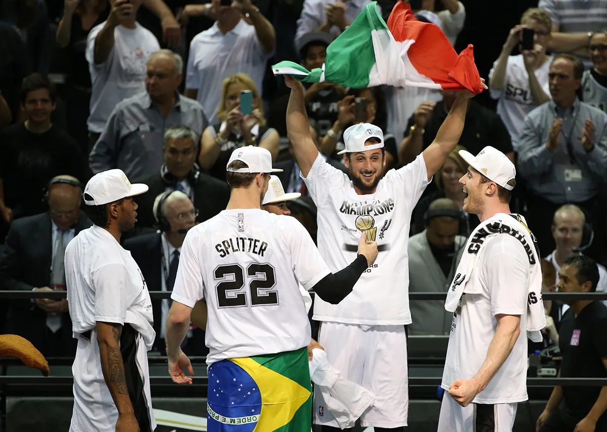 Marco Belinelli, champion NBA en 2014