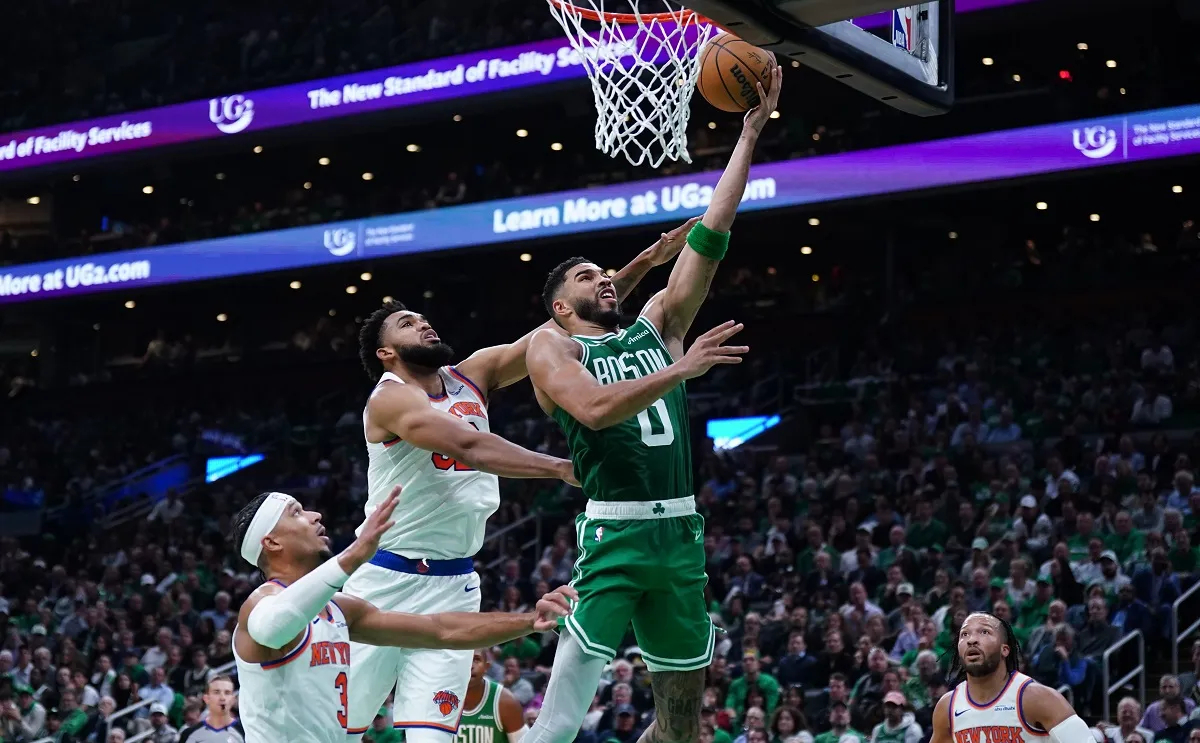 Jayson Tatum (Celtics) face aux Knicks