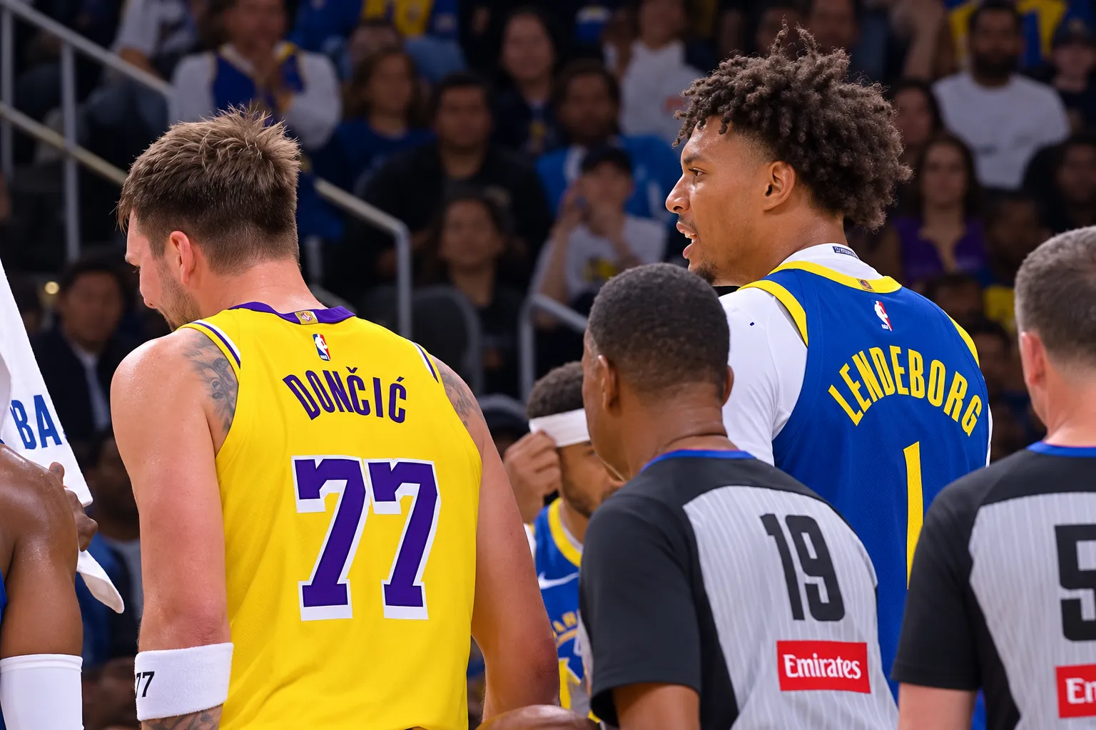 Luka Doncic et Yaxel Lendeborg