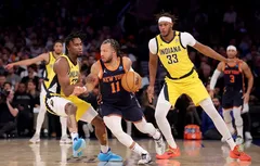 Et de neuf pour les Knicks, avec un grand Jalen Brunson face aux Pacers