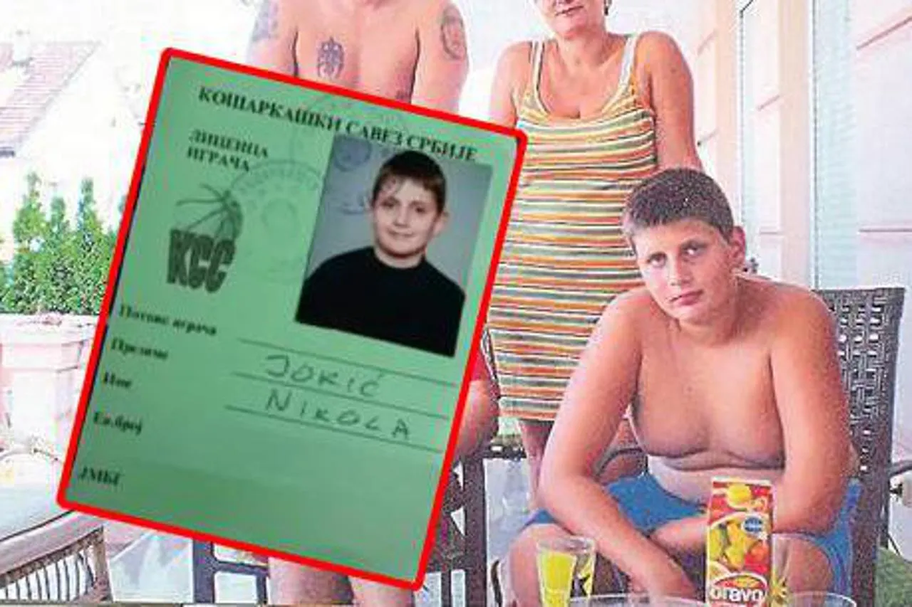 Nikola Jokic jeune et rondouillard