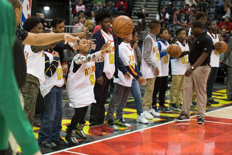 NBA Hawks v Celtics 024