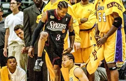 Le 6 juin 2001, Allen Iverson marche sur les Lakers et Tyronn Lue