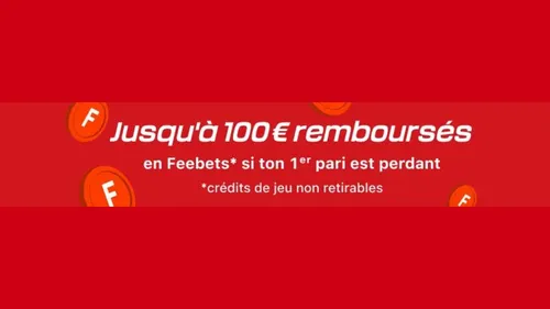 Bonus Betclic premier pari remboursé 100 euros freebets code BETUSA
