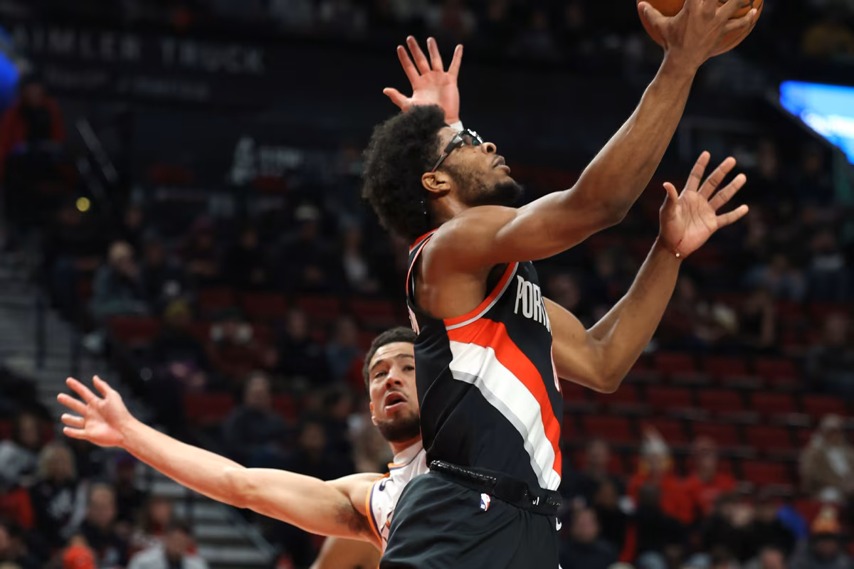 Scoot Henderson avec les Blazers face aux Suns