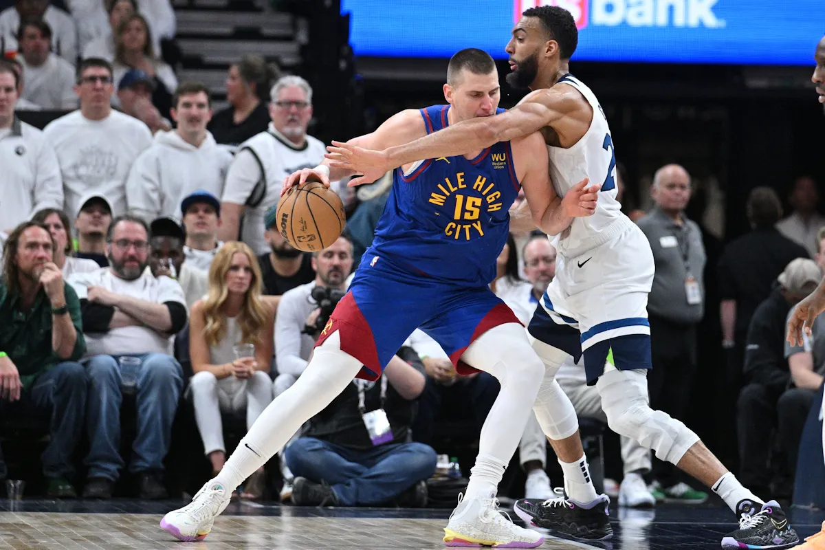 Nikola Jokic et Rudy Gobert