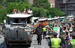 Les images de la parade des Celtics dans les rues de Boston