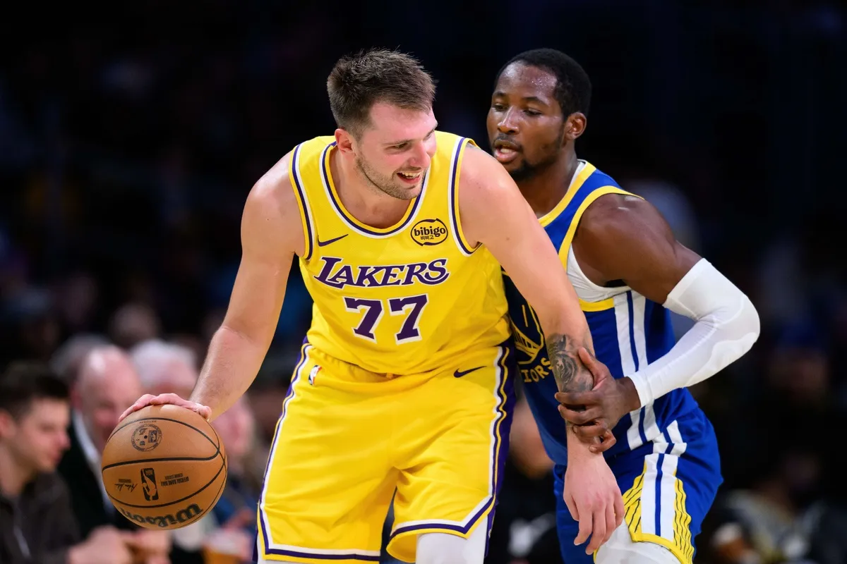 Luka Doncic et les Lakers face aux Warriors