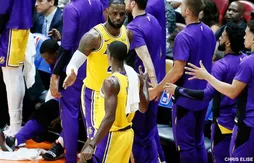 Les Lakers se déplacent sans LeBron James et Rajon Rondo