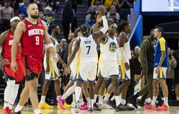 Grâce au record de Jonathan Kuminga, les Warriors se relancent face aux Rockets !