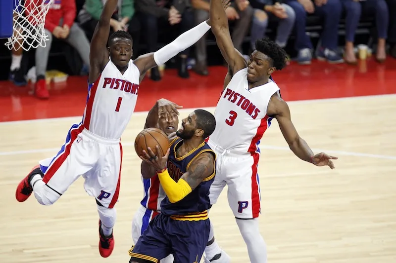 De justesse, Kyrie Irving balaye les Pistons