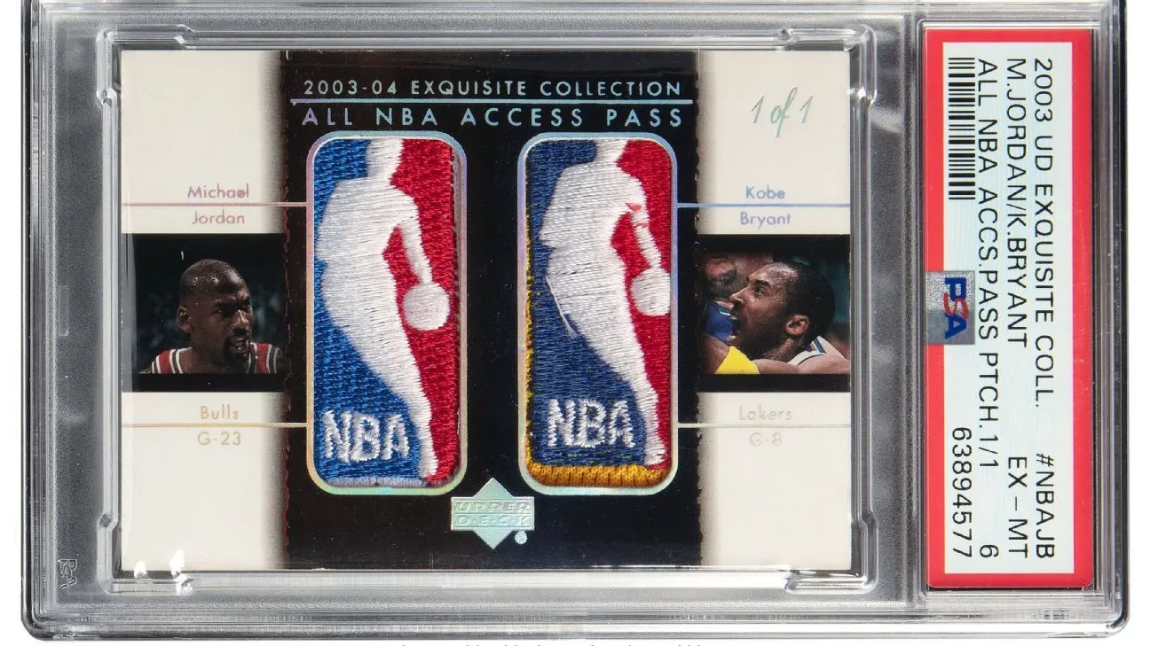 carte kobe jordan
