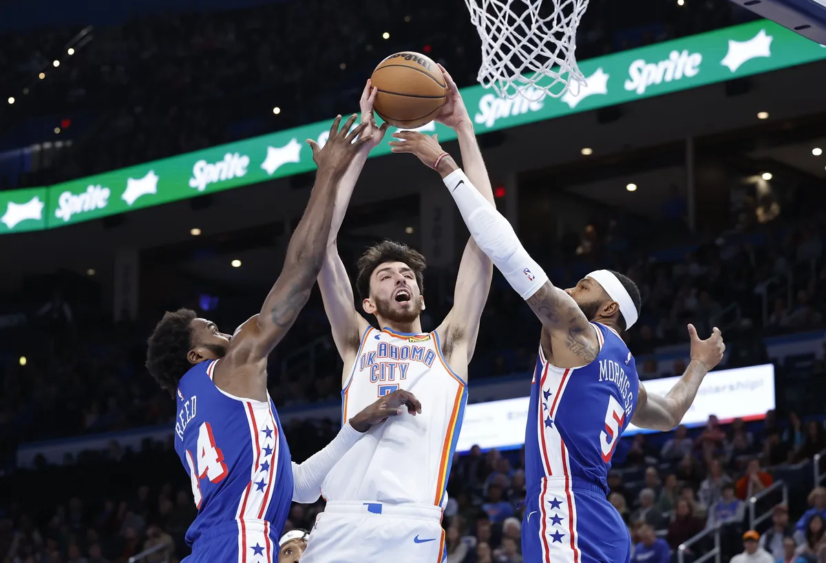 Chet Holmgren et le Thunder tombent face aux Sixers