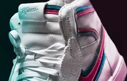 Une superbe Air Jordan 1 aux couleurs du Miami “Vice”