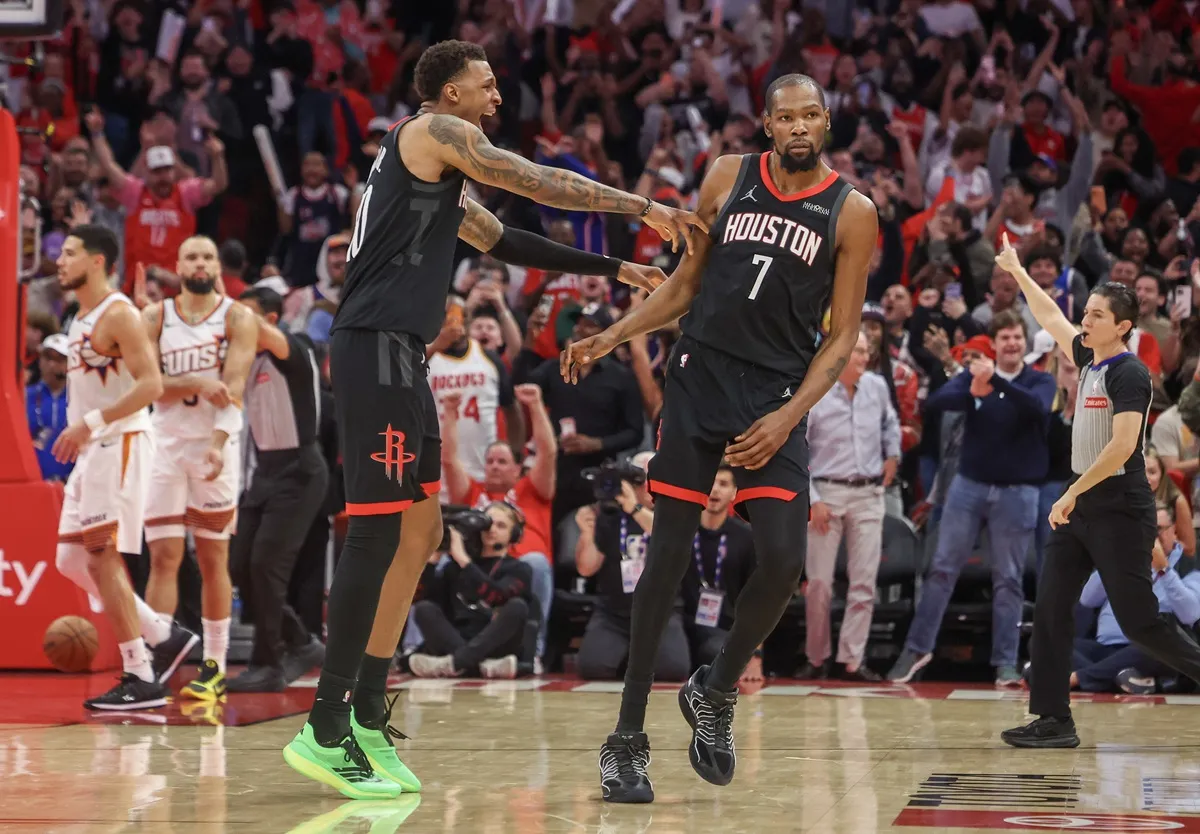 Kevin Durant (Rockets) contre les Suns