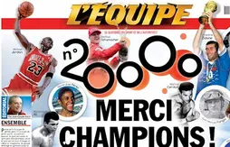 Numéro 20 000 de L’Equipe : Michael Jordan derrière Muhammad Ali