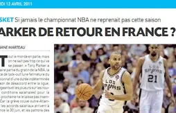 Tony Parker à l’ASVEL en cas de grève ?