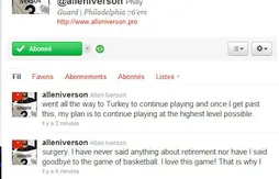 Allen Iverson refuse de parler de retraite