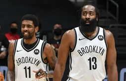 Kyrie Irving sur les rumeurs de départ de James Harden : “On s’en tient à sa parole”