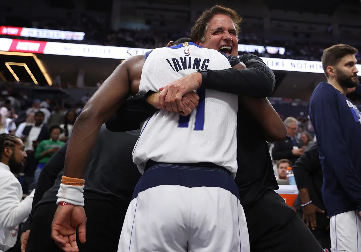 Mark Cuban avec Kyrie Irving