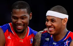 Kevin Durant vante les mérites de Derek Fisher à Carmelo Anthony