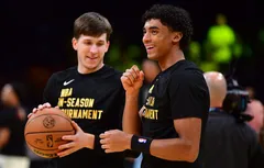 Titulaire, Max Christie se montre chez les Lakers