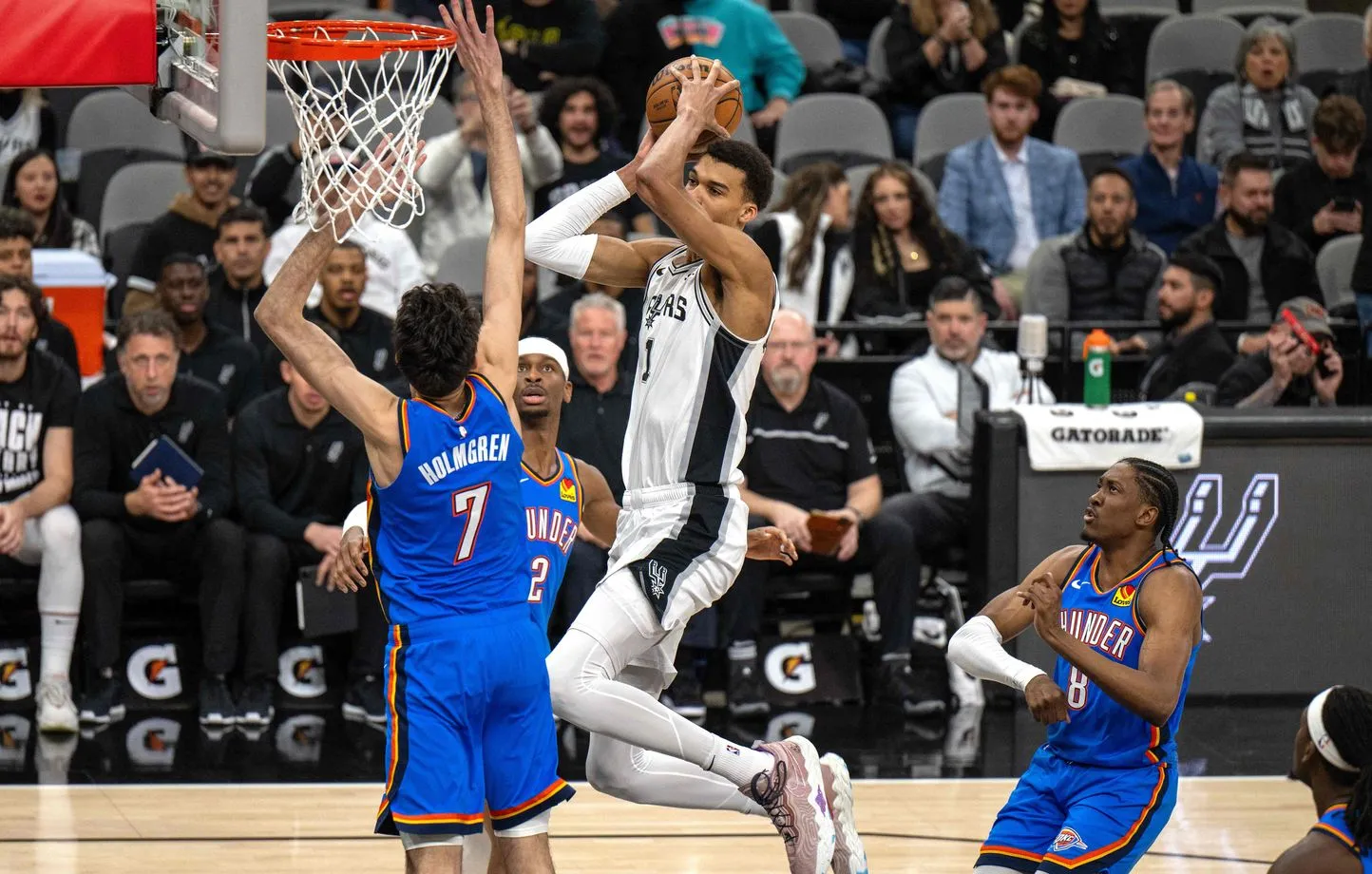 Victor Wembanyama et Chet Holmgren