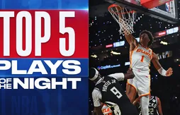 Le Top 5 de la nuit | Giannis Antetokounmpo et Jabari Smith Jr. éteignent la lumière