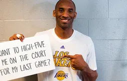 Kobe Bryant lance une tombola pour gagner deux places pour son dernier match