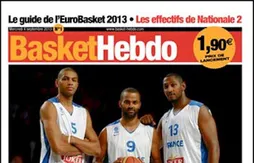 La une et le sommaire du numéro 1 de Basket Hebdo