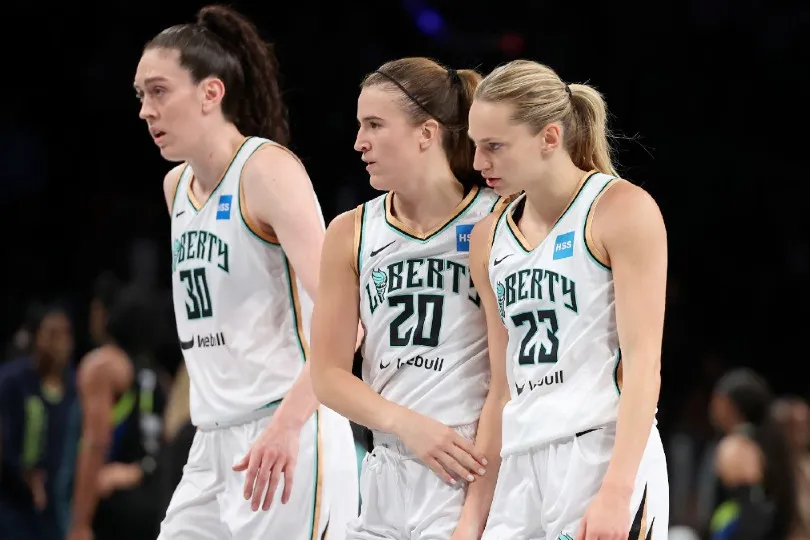 Marine Johannes avec le New York Liberty