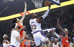 LeBron James redonne le sourire aux Lakers à Oklahoma City