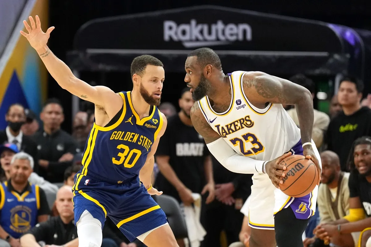 LeBron James et Stephen Curry