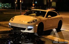 Accident de voiture sans gravité pour Thomas Robinson