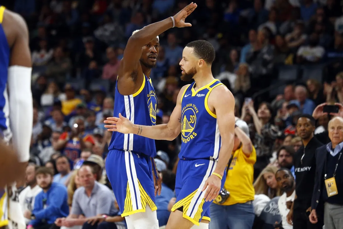 Stephen Curry et Jimmy Butler
