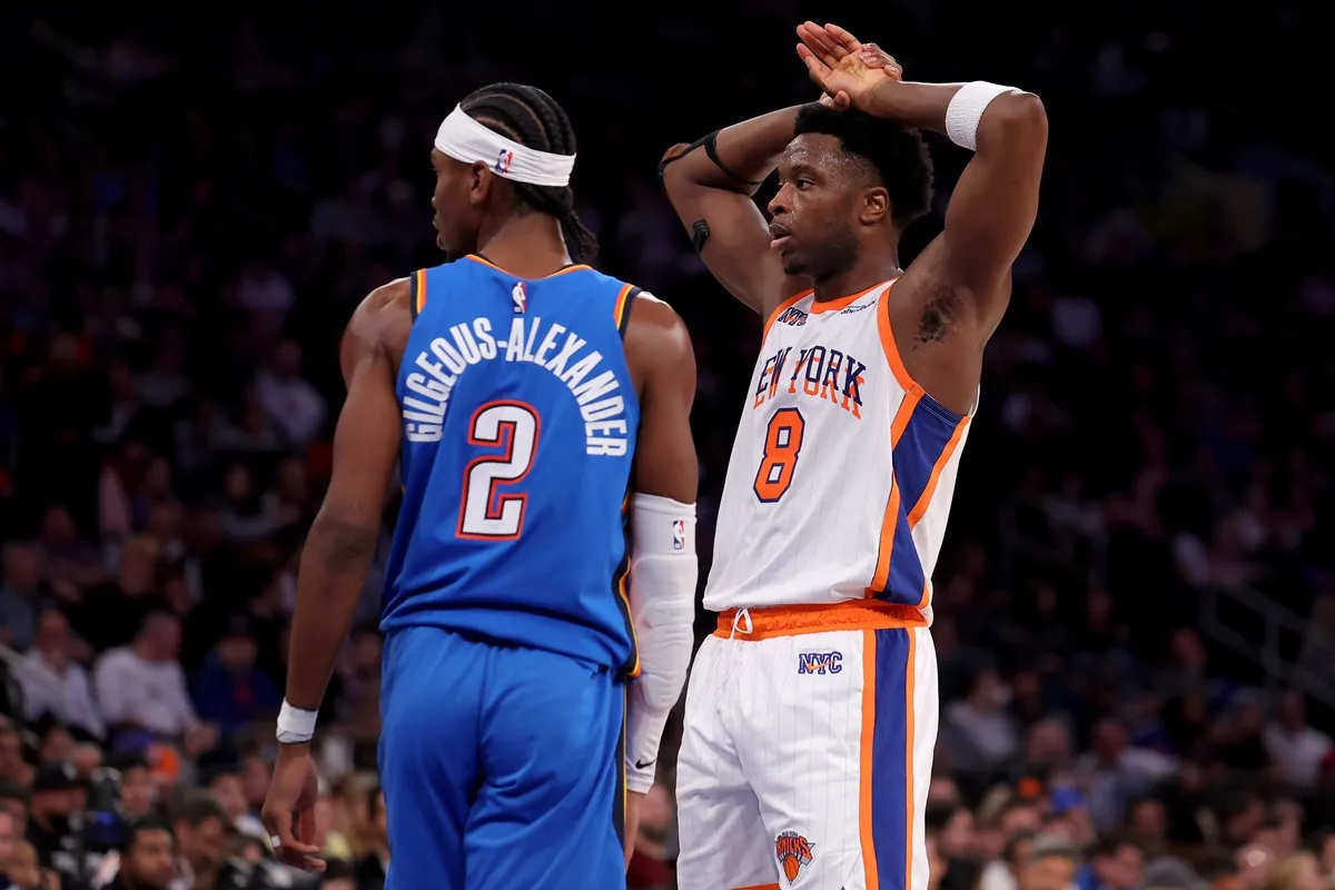 OG Anunoby (Knicks) contre le Thunder