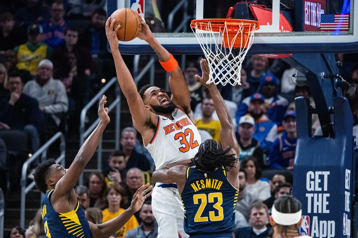 Karl-Anthony Towns (Knicks) contre les Pacers