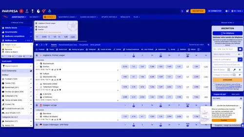 Pariez sur votre sport favori sur Paripesa