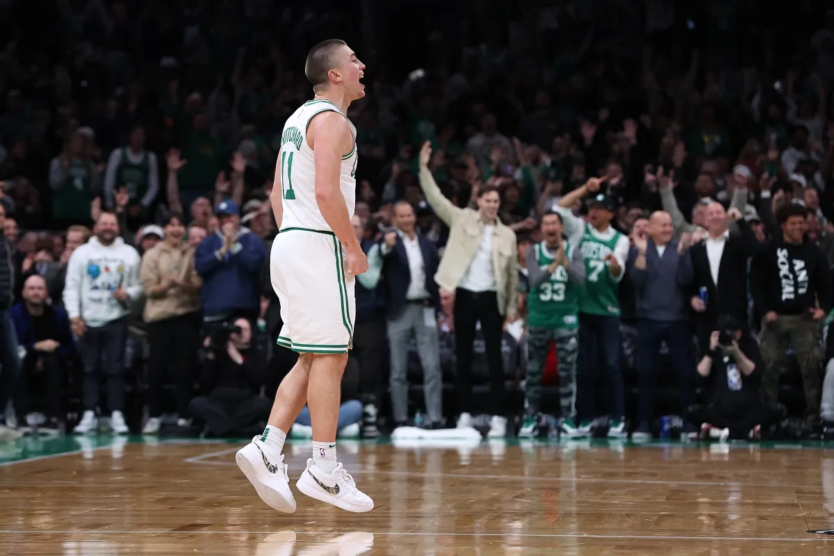 Payton Pritchard avec les Celtics 